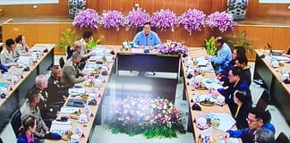 นายเศรษฐา ทวีสิน นายกรัฐมนตรี เป็นประธาน ประชุมเรื่องการท่องเที่ยว ร่วมกับรัฐมนตรี 4 กระทรวง ททท.และหน่วยงานเกี่ยวข้องระหว่างลงพื้นที่ จ.ราชบุรี เมื่อ 12 พฤษภาคม 2567