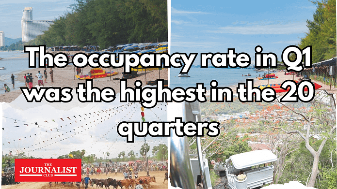 Danucha Pitchayanan, secretary general of NESDC reveal The occupancy rate in Q1 was the highest in the 20 quarters